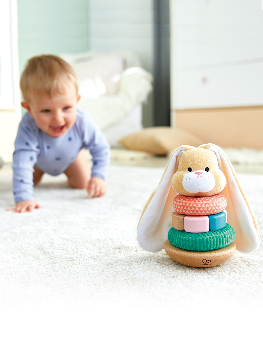 Игрушка Hape неваляшка Кролик - фото 2