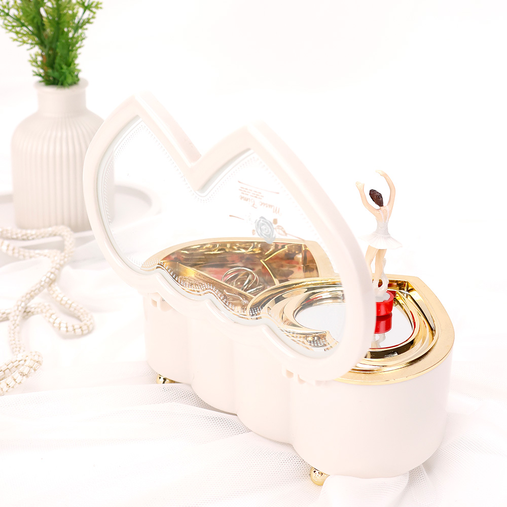 Детская Шкатулка музыкальная TIPTOPOLIS Двойное сердце белая - фото 7