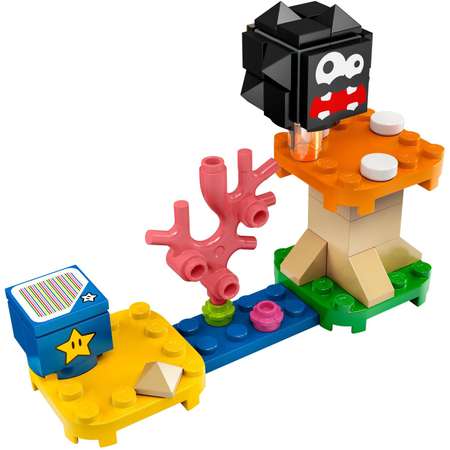 Конструктор LEGO Super Mario Лохматик и гриб-платформа блочный