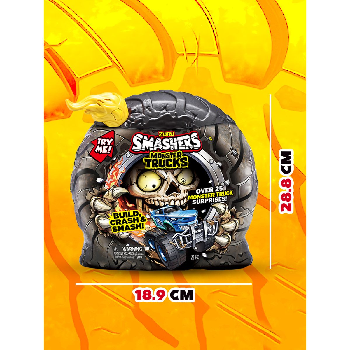 Набор игровой Smashers Monster Truck в непрозрачной упаковке (Сюрприз) 74103 74103 - фото 3