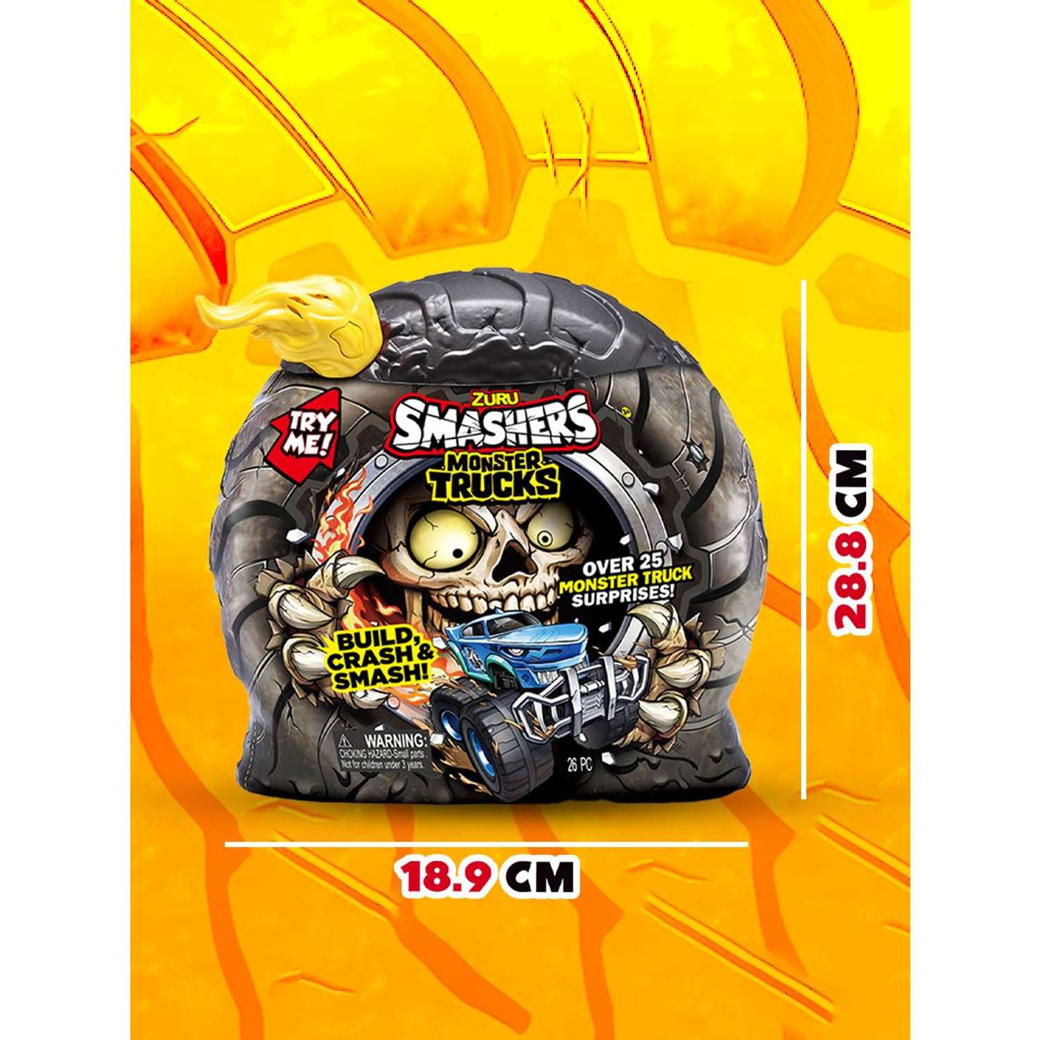 Набор игровой Smashers Monster Truck в непрозрачной упаковке (Сюрприз) 74103 74103 - фото 3