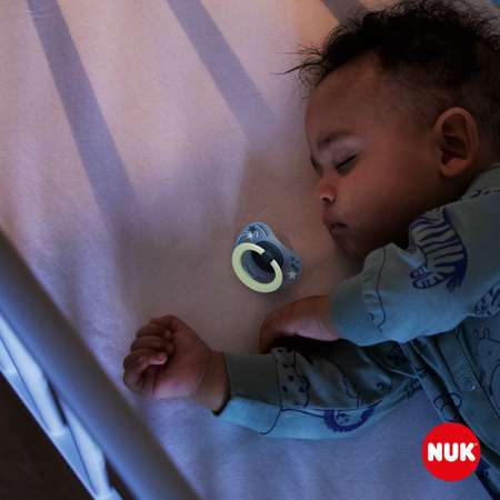 Пустышка Nuk силикон ортодонтическая от 0 мес. 2 шт.