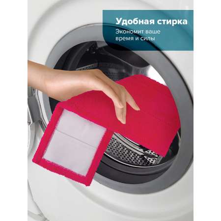 Сменная насадка Лайма для швабры плоская из микрофибры 40см