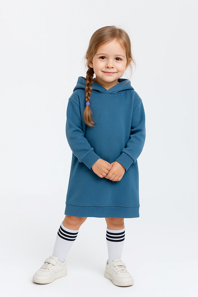 Худи-платье Эскимо у-12-2003индиго - фото 1