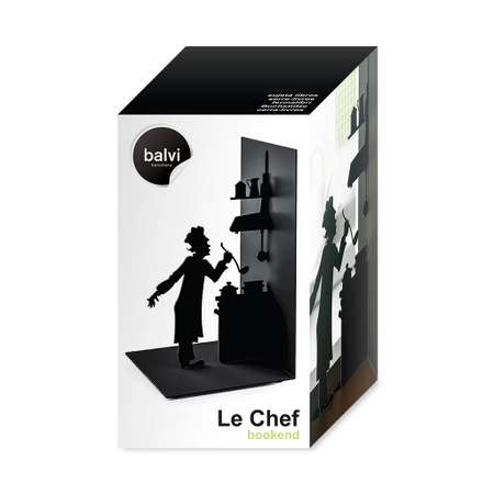 Держатель для книг Balvi Le Chef черный