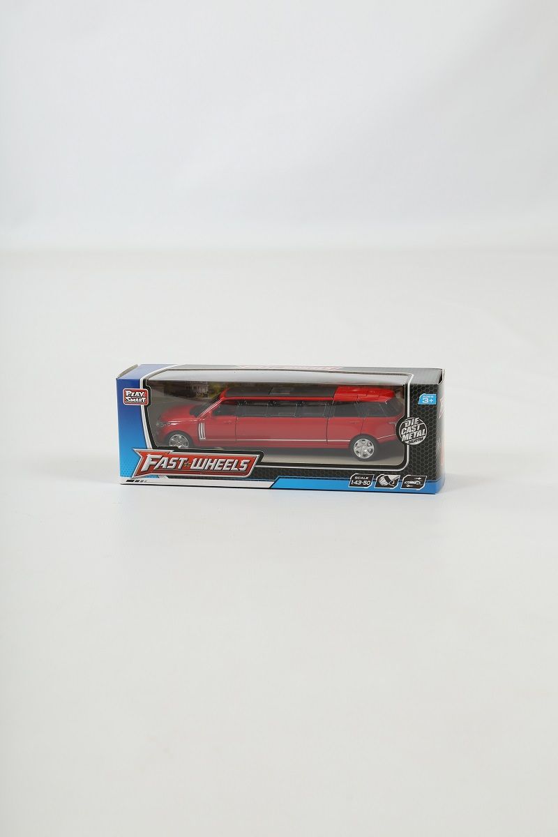 Автомобиль Play Smart Лимузин 1:43 6578/Красный - фото 8