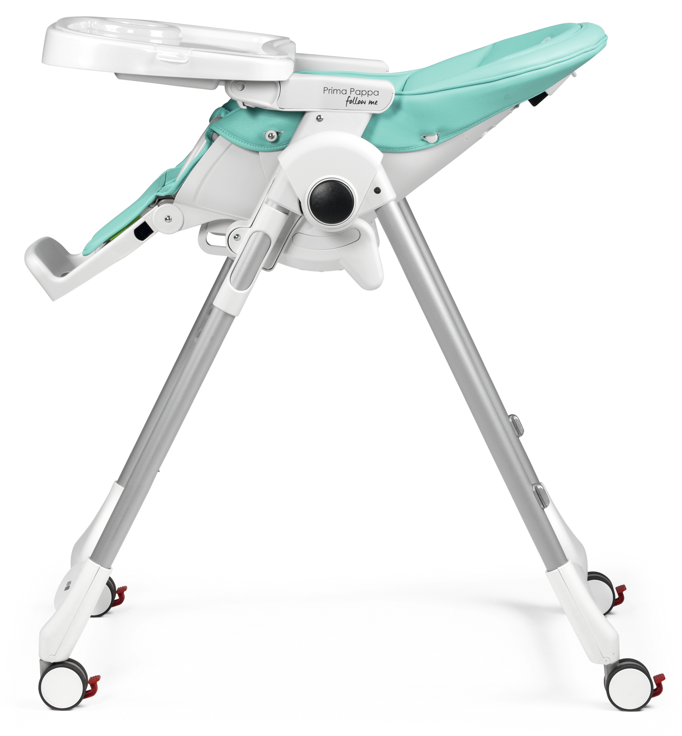 Стульчик для кормления Peg-Perego Prima Pappa Follow Me голубой - фото 7