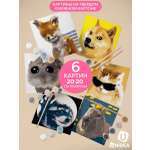 Изображение товара Картина по номерам UNIDEA Мемные животные в ассортименте