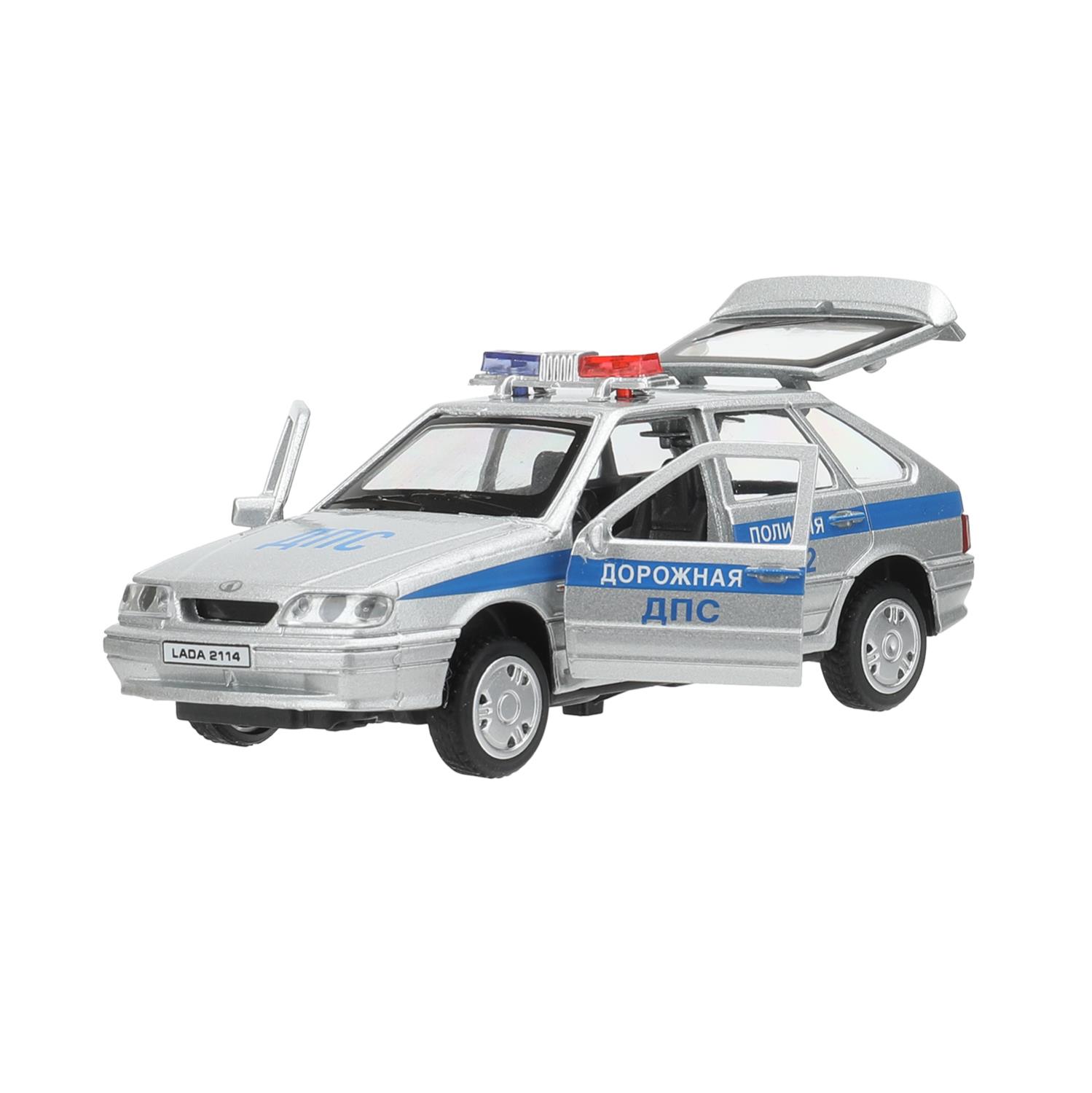 Полицейская машина Технопарк LADA 2114 393508 - фото 4