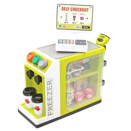 Игровой набор SHARKTOYS касса, продукты, прилавок