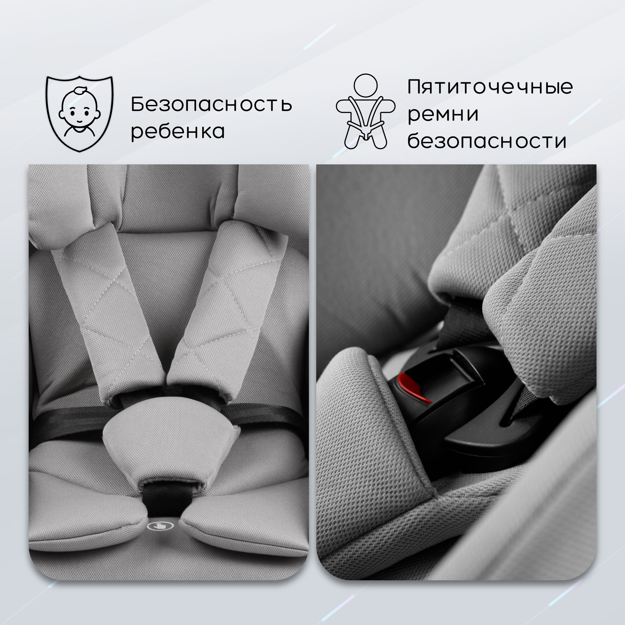 Автокресло Amarobaby Isofix 1/2/3 (9-36 кг) - фото 9