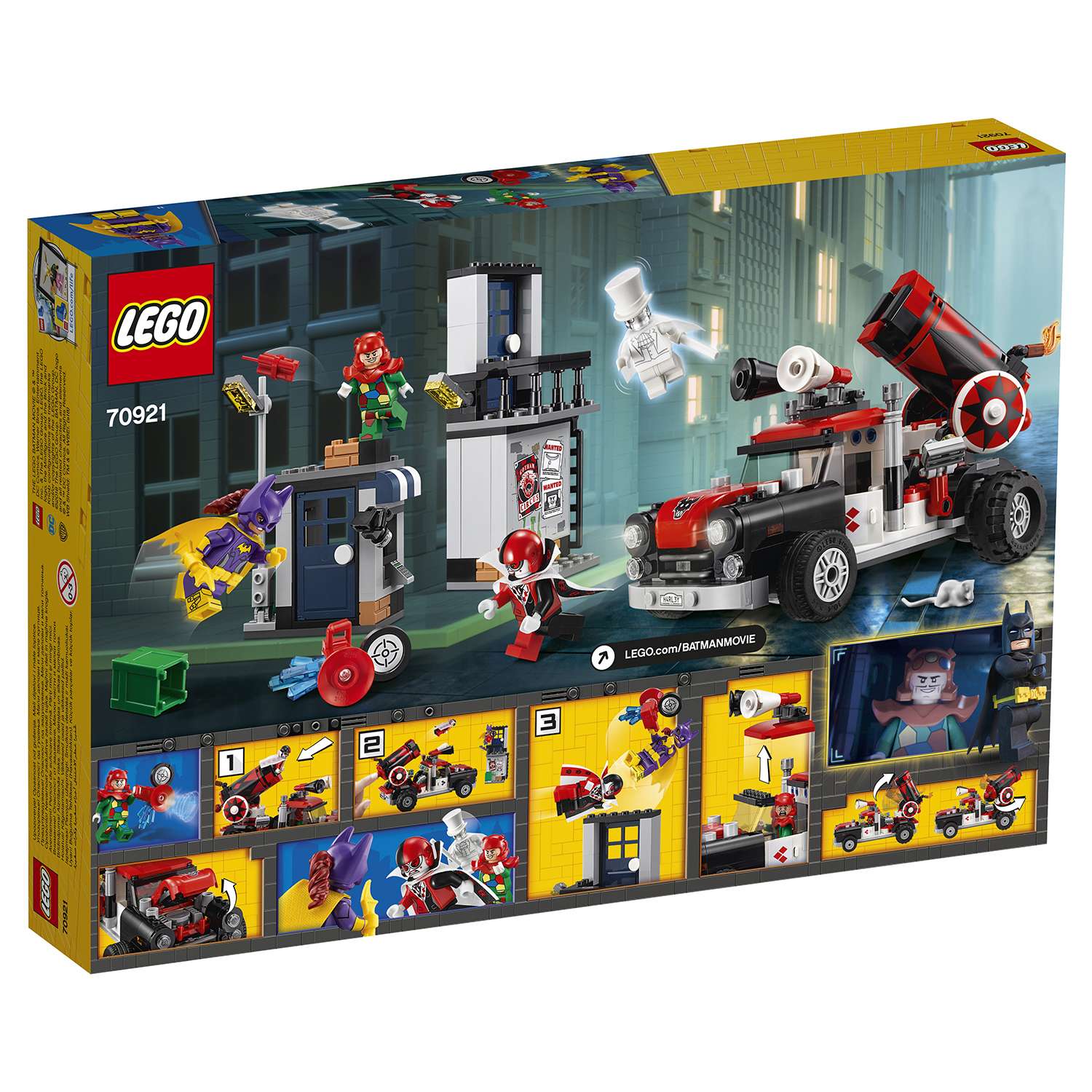 Конструктор LEGO Batman Movie Тяжёлая артиллерия Харли Квинн блочный - фото 3