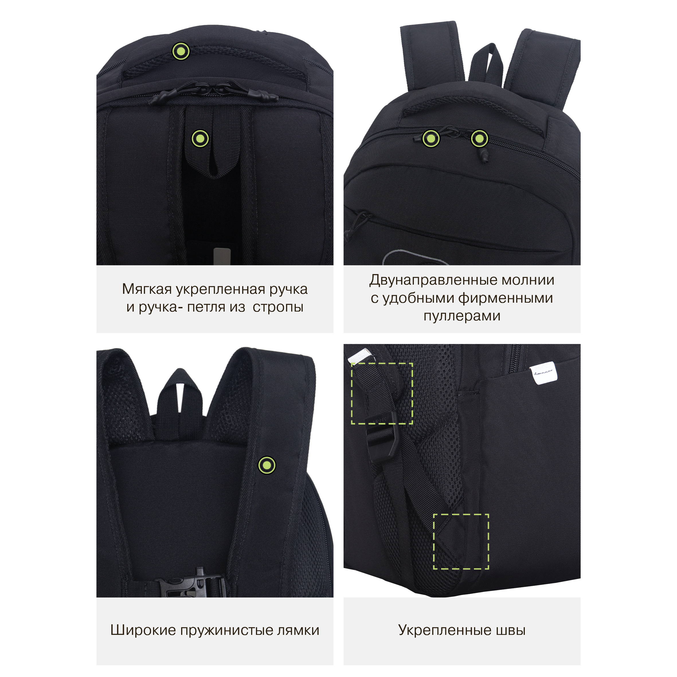 Рюкзак Grizzly Надпись - фото 13