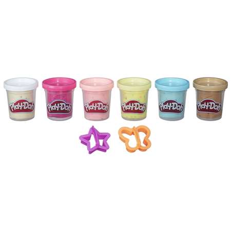 Пластилин Play-Doh Конфетти 6 цв.