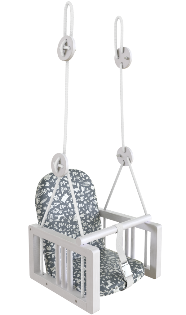 Качели Little Angel серый - фото 1