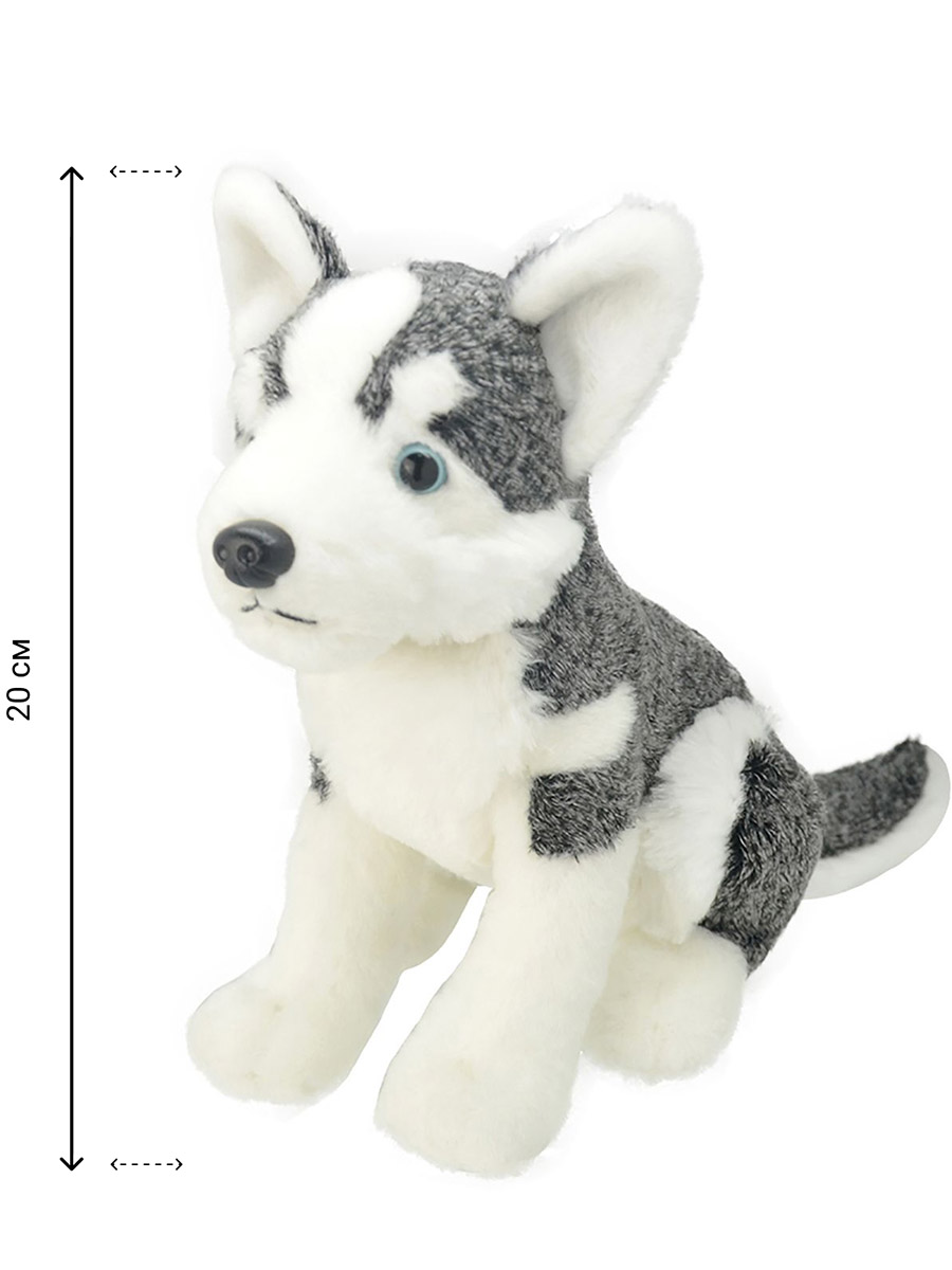 Мягкая игрушка All About Nature собачка Хаски - фото 3
