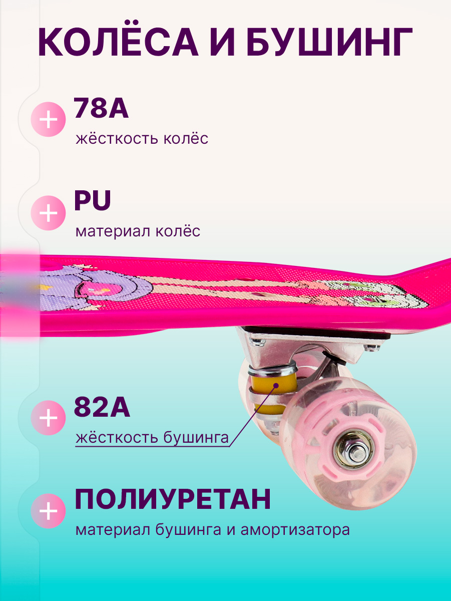 Скейтборд U-TURN 59 см - фото 3