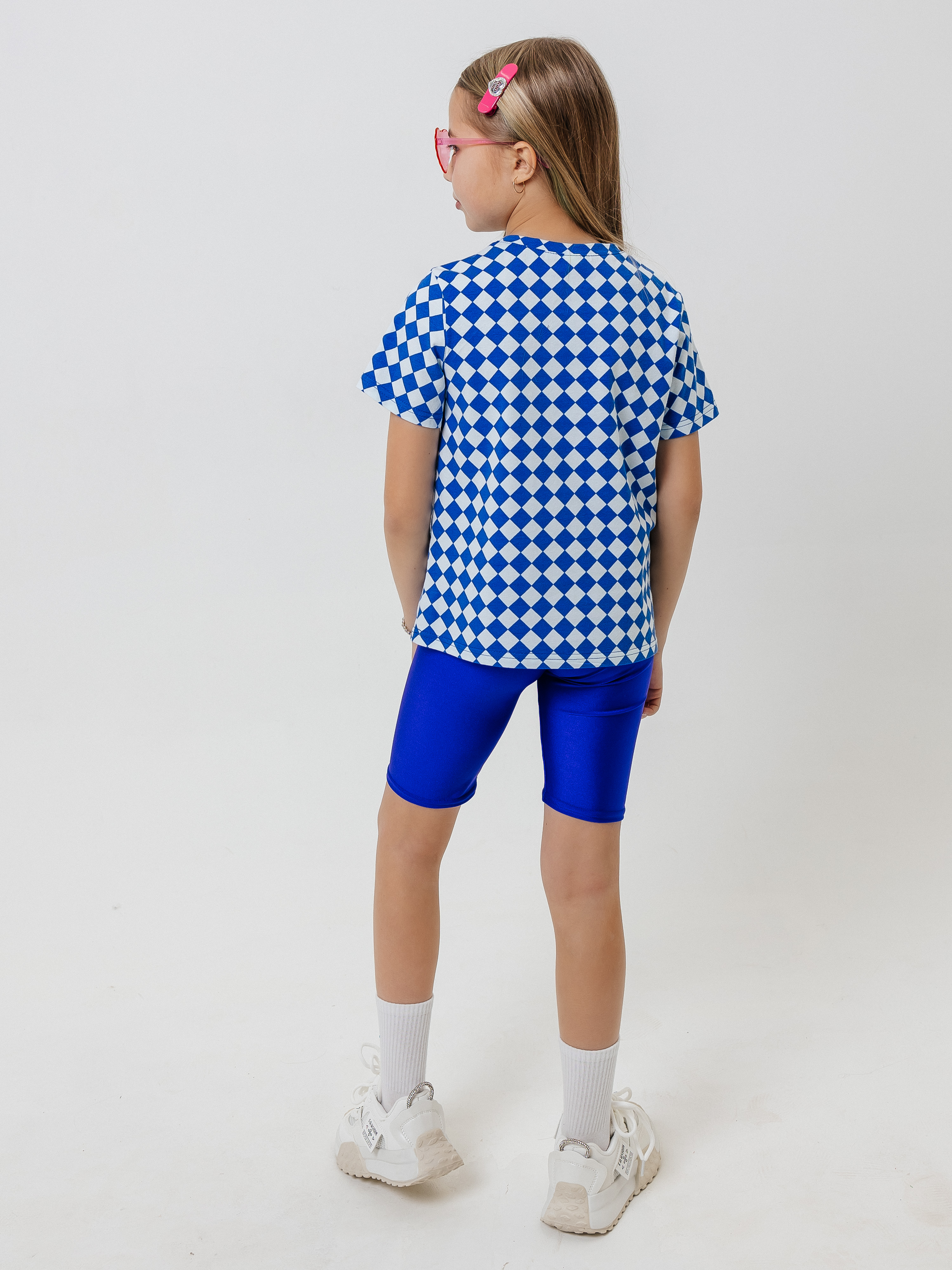 Футболка Селтекс Ю_ФК34 ромбы электрик - фото 15