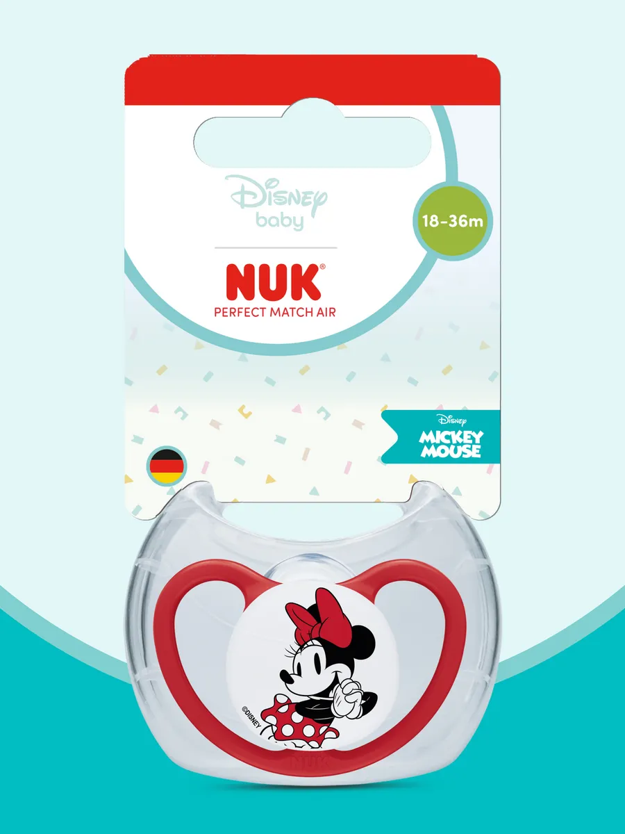 Пустышка Nuk силикон ортодонтическая 1 шт. - фото 1