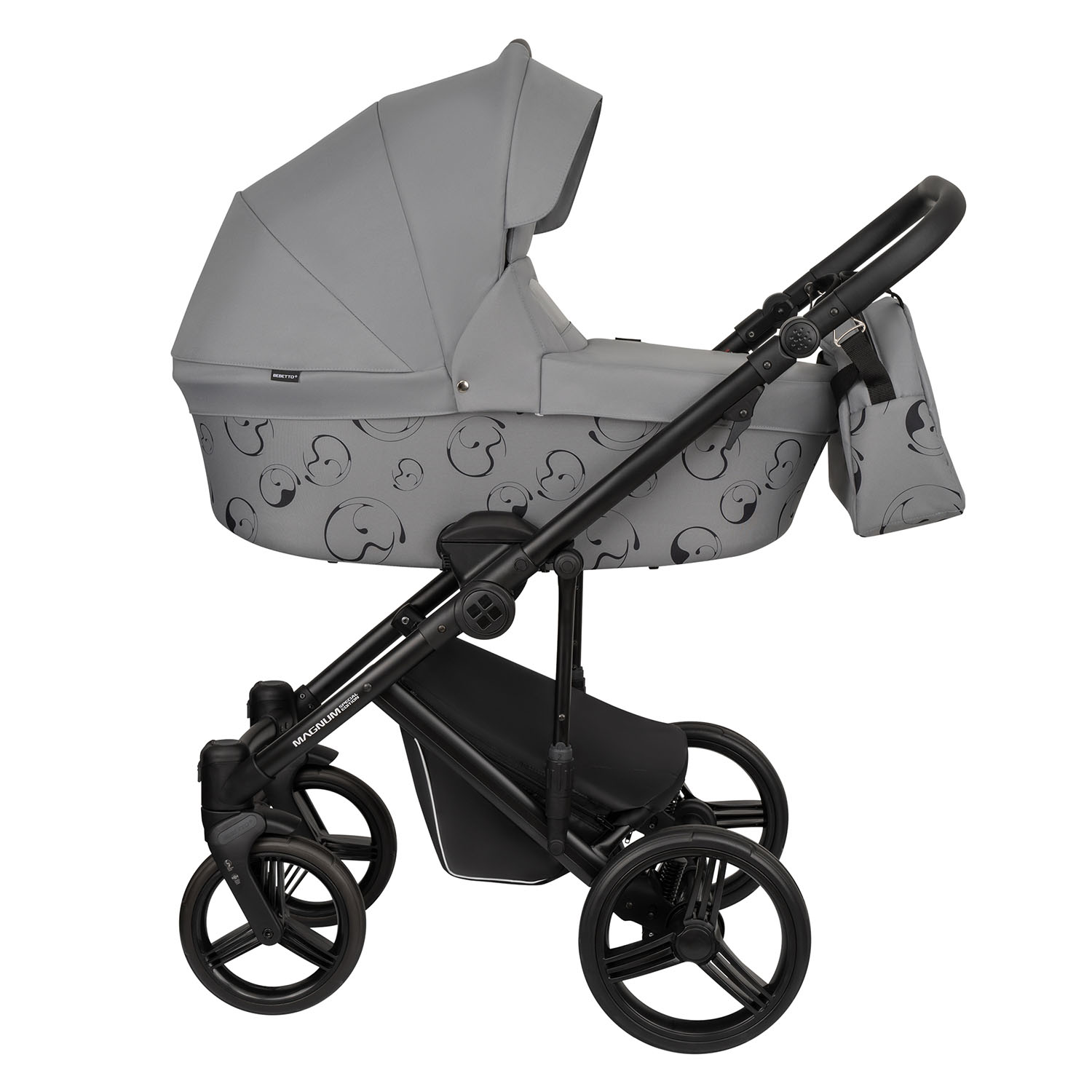 Коляска 2в1 Bebetto Magnum Light SE серый - фото 3