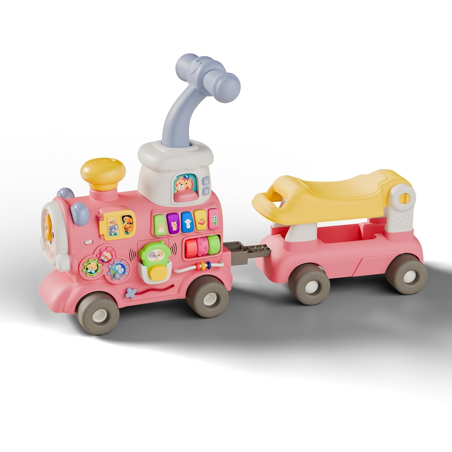 Каталка LANSI WORLD розовый - фото 3