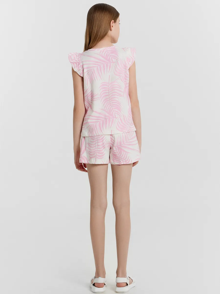 Костюм Mark Formelle (Марк Формэль) 197720/листва на белом - фото 6