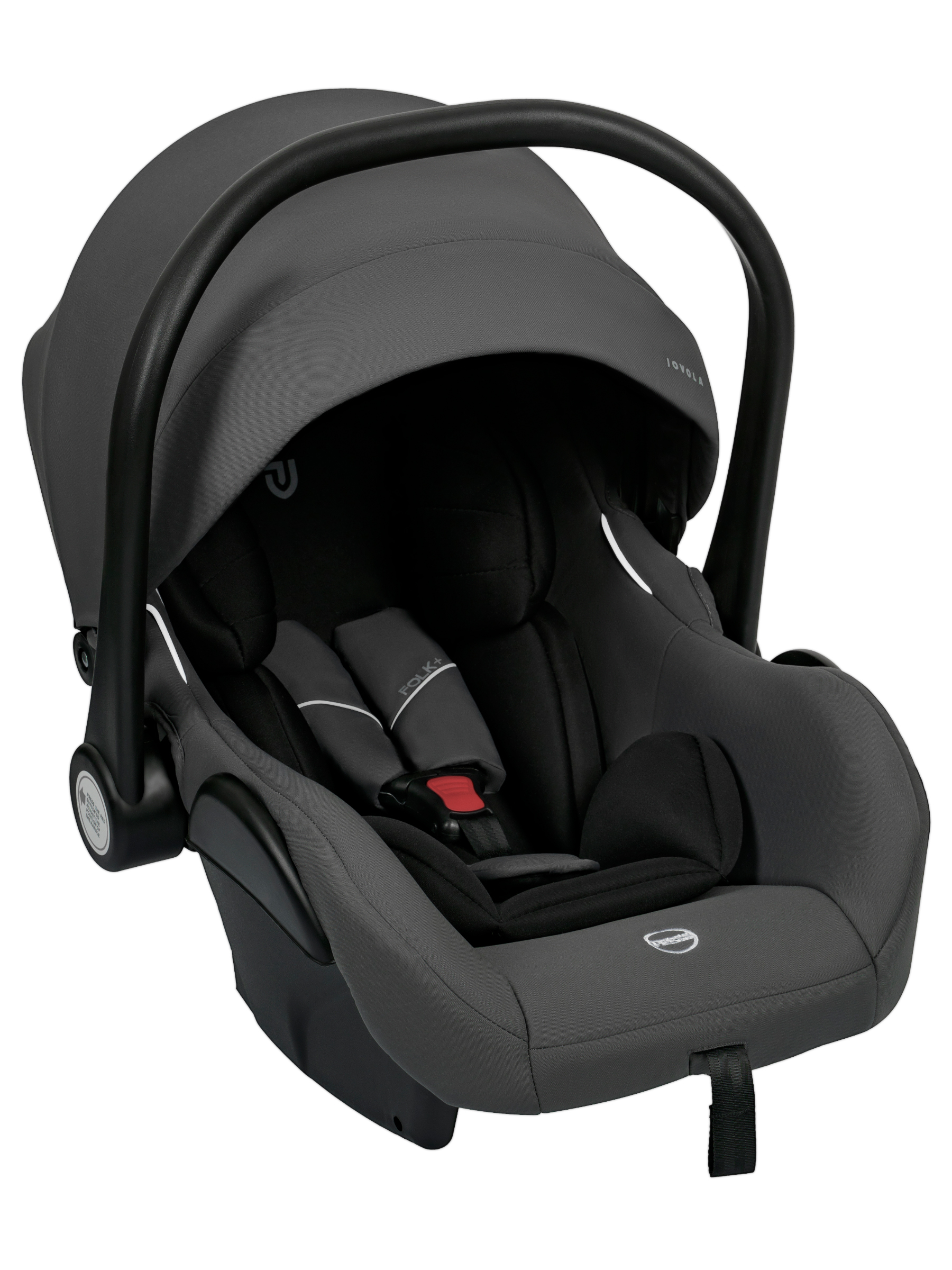 Коляска трансформер JOVOLA Folk+ 3в1 серый - фото 16