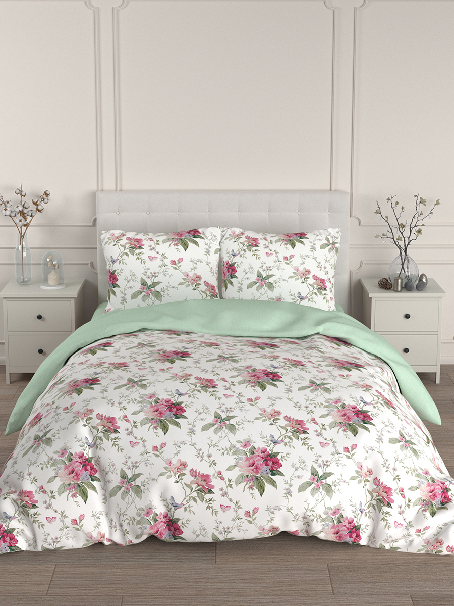 Комплект постельного белья для SNOFF Эдда сатин полутораспальный 4 предм. - фото 1