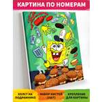 Картина по номерам Art on Canvas Губка Боб на кухне в ассортименте