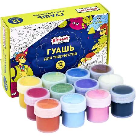 Краски гуашь Комус 6 цв.