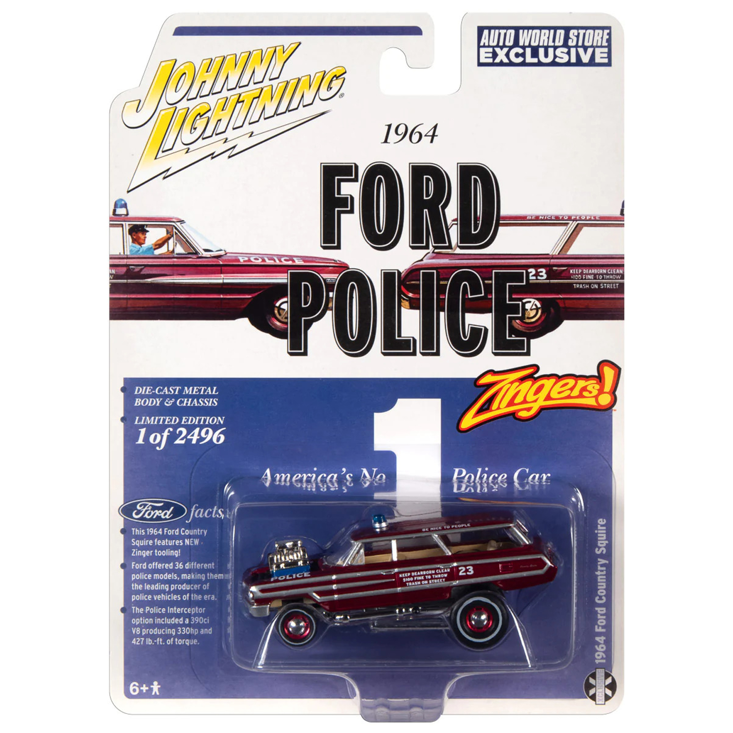 Автомобиль Johnny Lightning Ford 1:64 SCM133 - фото 5