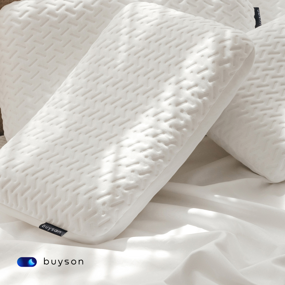 Подушка с разносторонним чехлом buyson BuySupport 38х59 см, высота 14 см - фото 12
