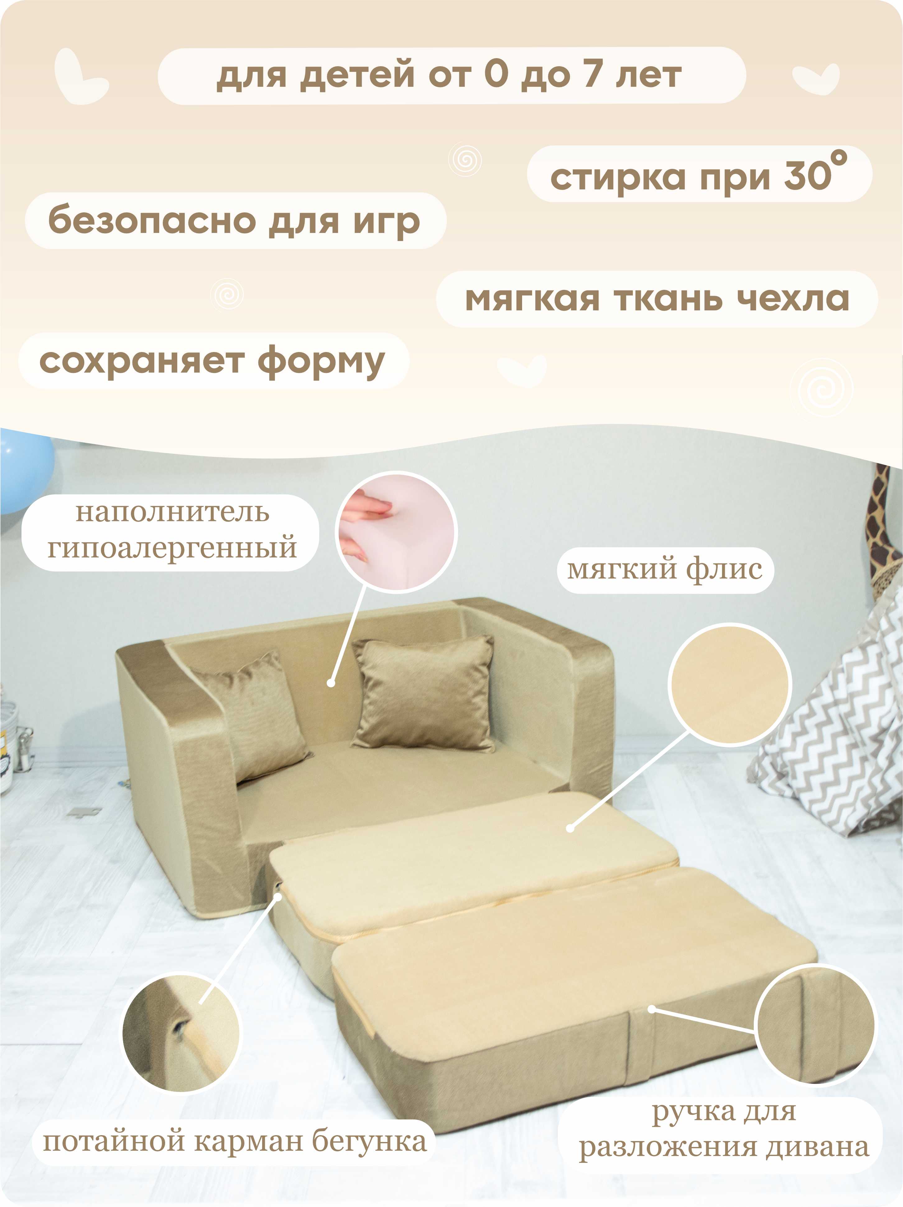 Мини-диван Кипрей Комби - фото 2