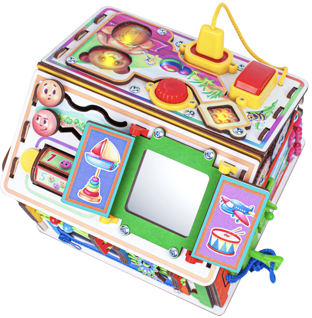Игрушка Jolly Kids бизиборд Медовый - фото 5