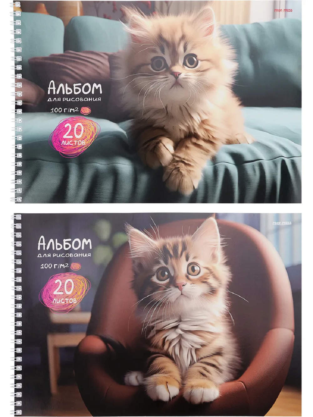 Альбом Prof-Press А4 20 лист. 2 шт. - фото 2