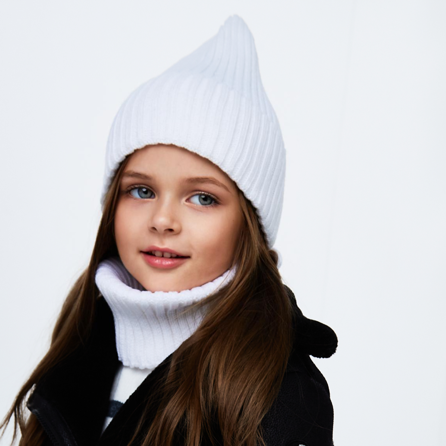 Шапка и снуд KUBRIO KU-H-35-pumpk-white - фото 1