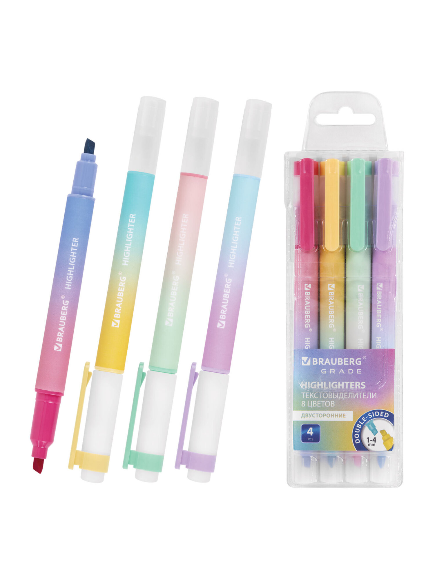 Текстовыделители Brauberg 8 шт. - фото 8