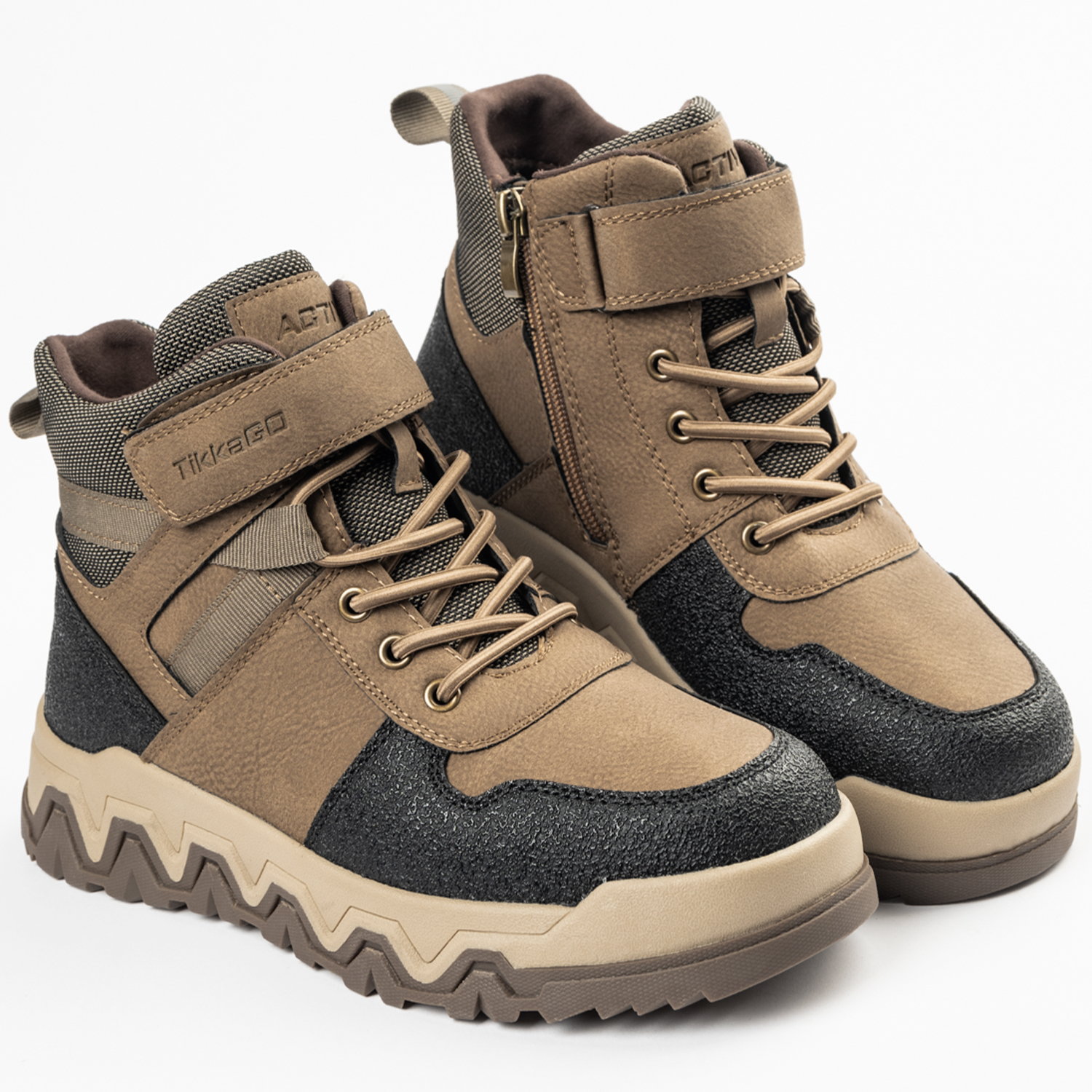 Ботинки TikkaGo 5L20_1773-681_beige-black - фото 1