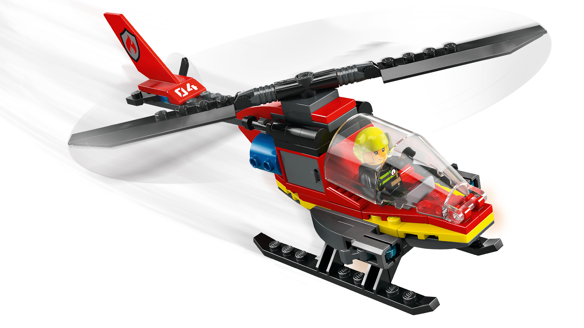 Конструктор LEGO City Пожарно-спасательный вертолет 85 дет. - фото 5
