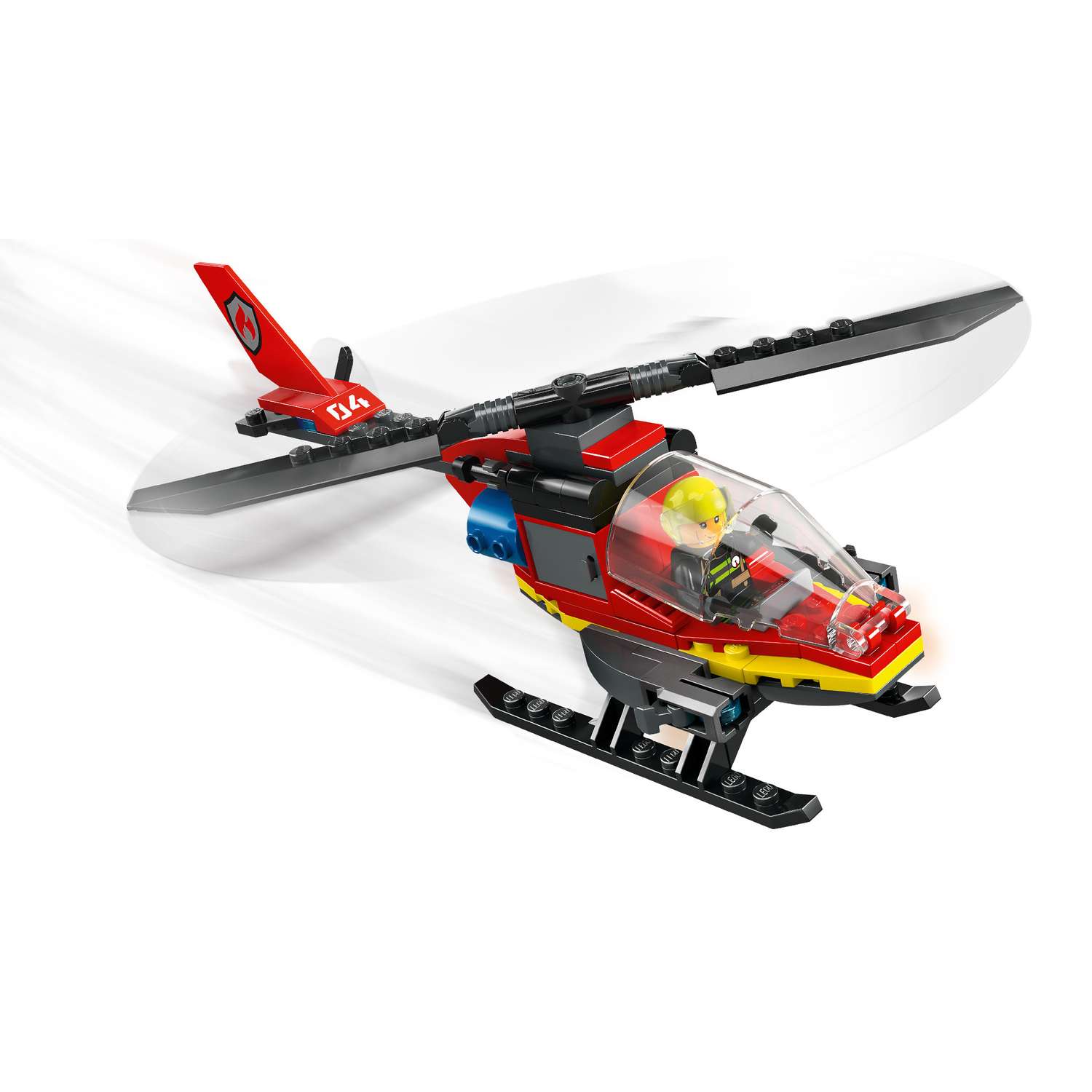 Конструктор LEGO City Пожарно-спасательный вертолет 85 дет. - фото 5