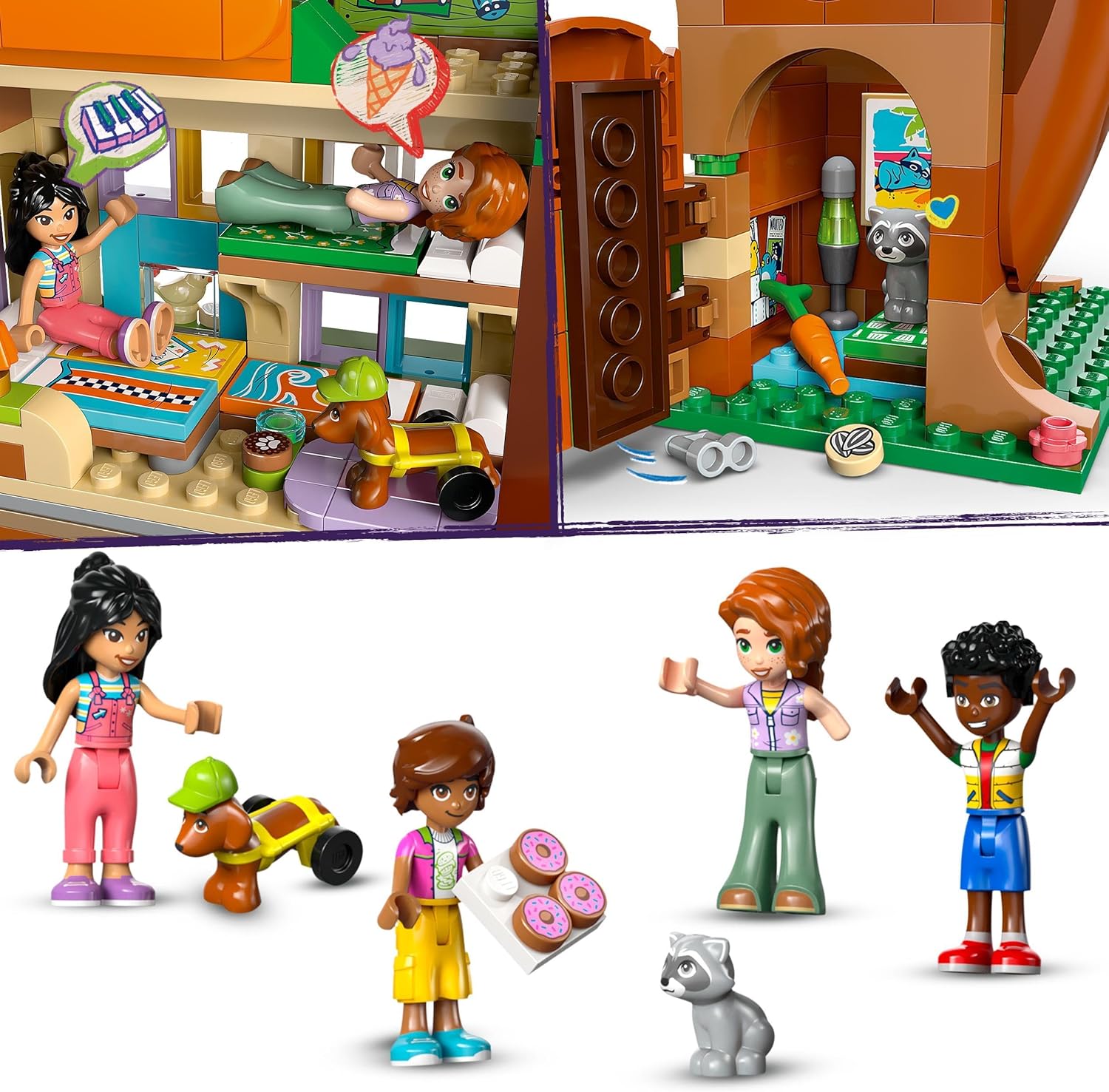 Конструктор LEGO Friends Вечеринка в домике на дереве 701 дет. - фото 4