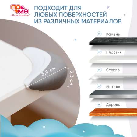 Нагрудник Пома клеенка 4 шт.