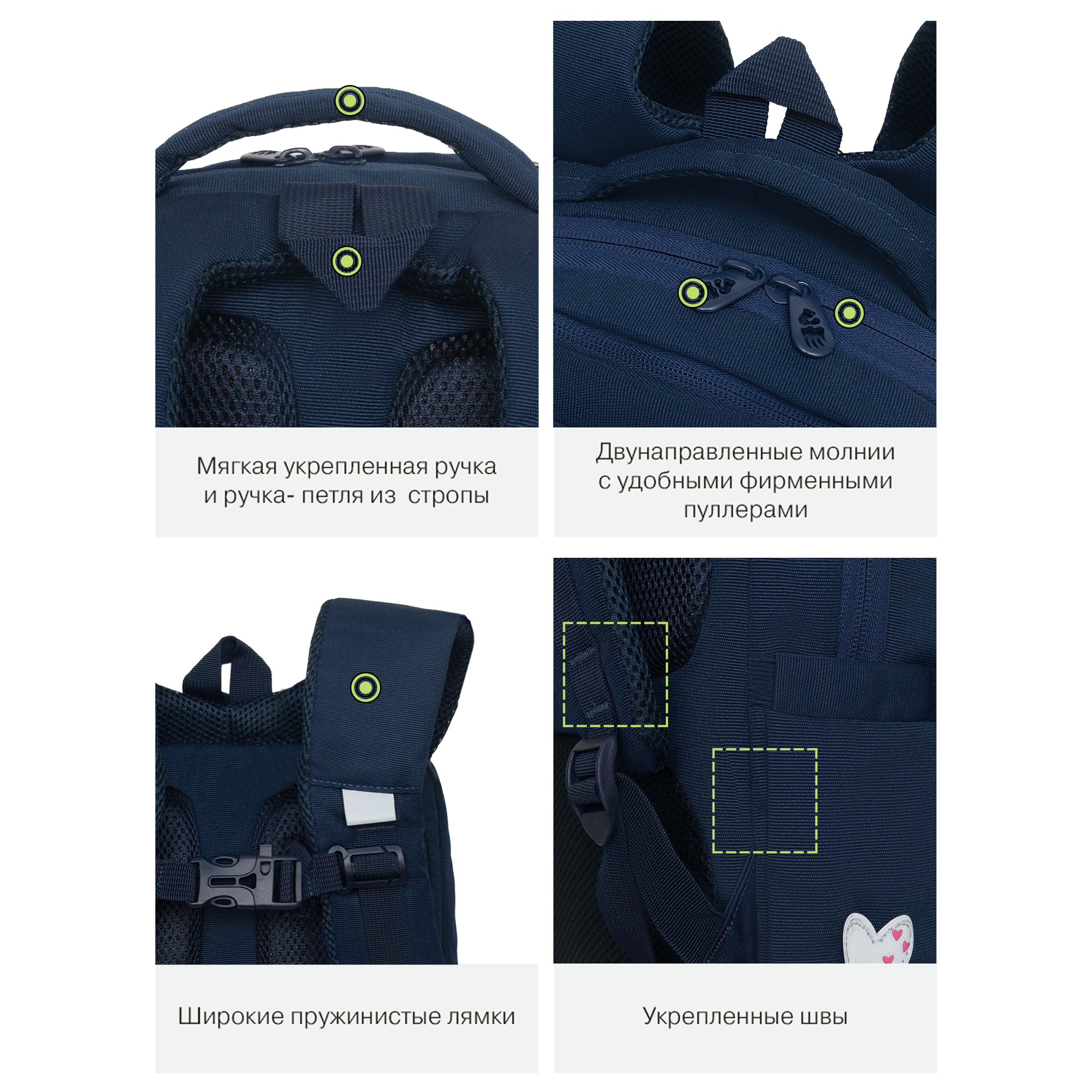 Рюкзак Grizzly для девочки - фото 10