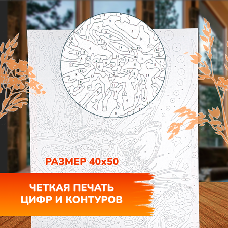 Картина по номерам LORI(колорит) Неоновый кот