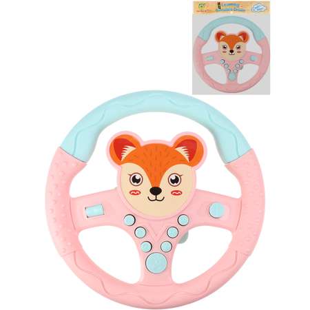 Игрушка Рыжий кот руль Лисенок