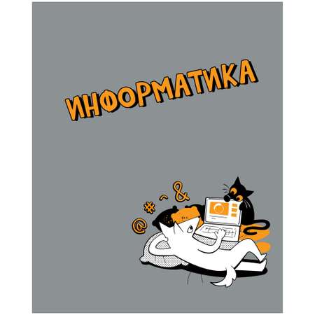 Тетрадь Полиграф Принт 48 лист. (Информатика)