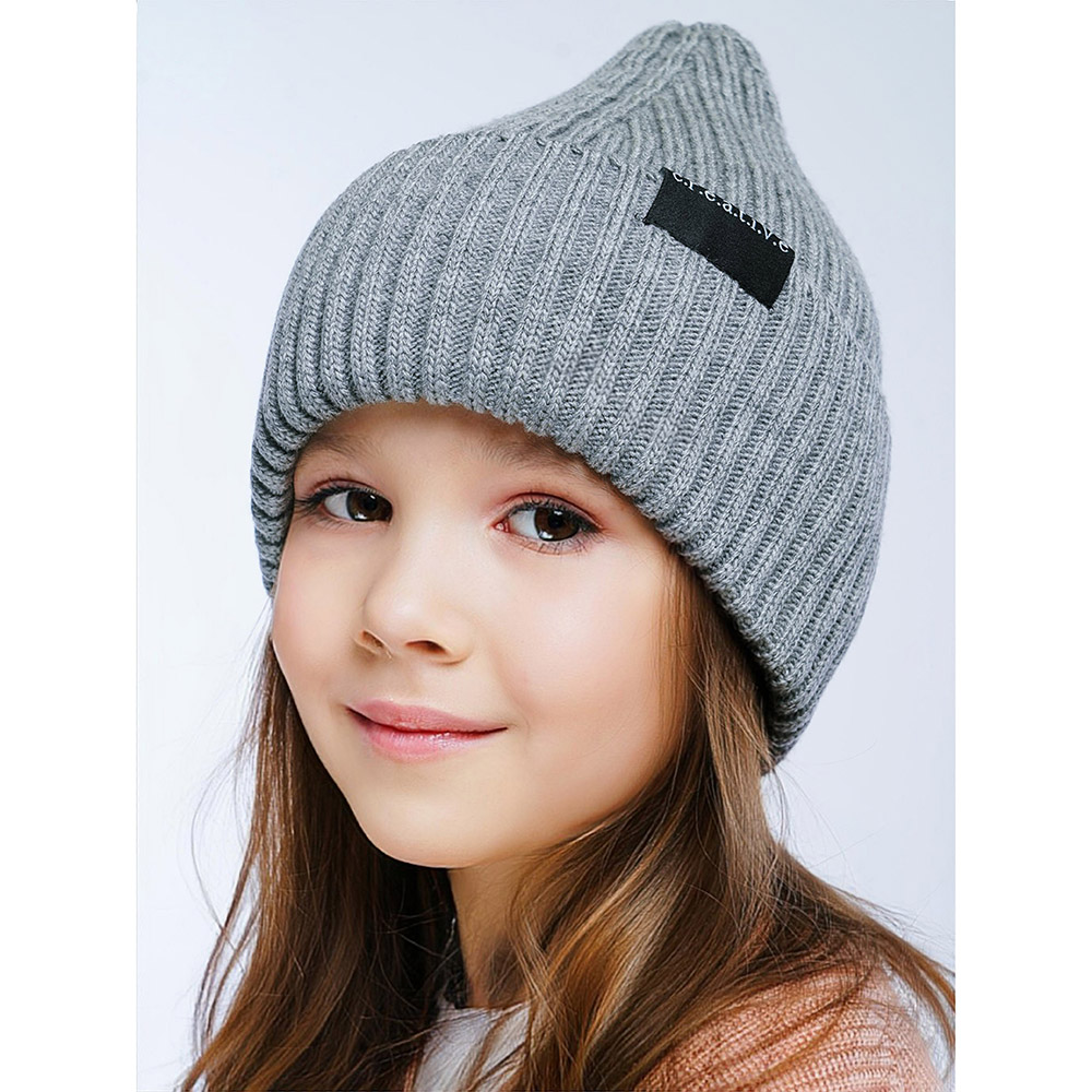 Шапка ПриКиндер G-Sp231329 Цвет: Стальной - фото 1