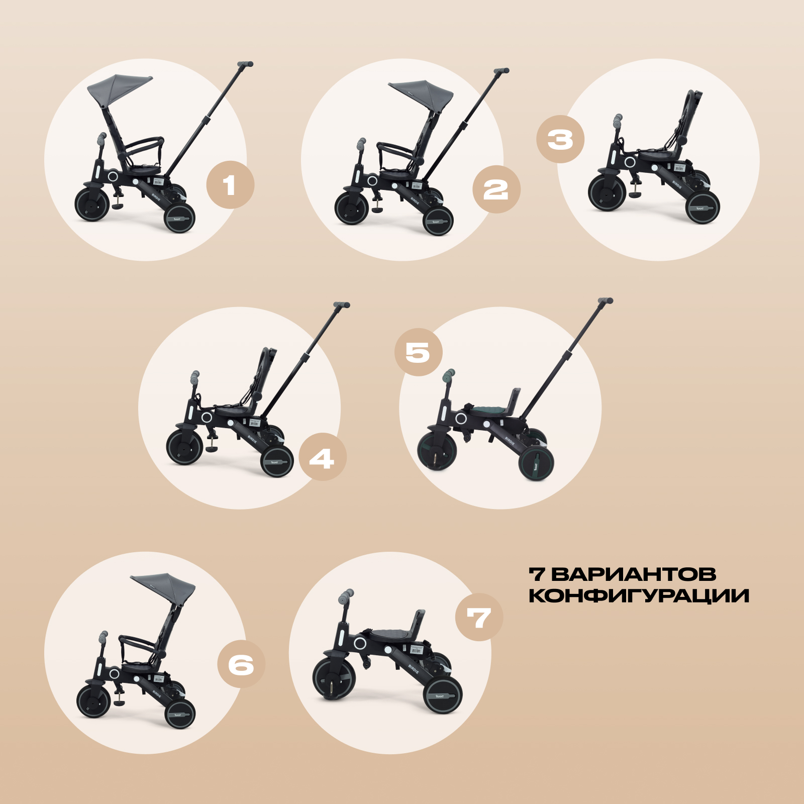 Трехколесный велосипед Rant 8 дюймов - фото 8