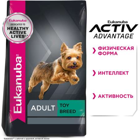 Корм Eukanuba Dog 1.5кг для взрослых собак миниатюрных пород сухой