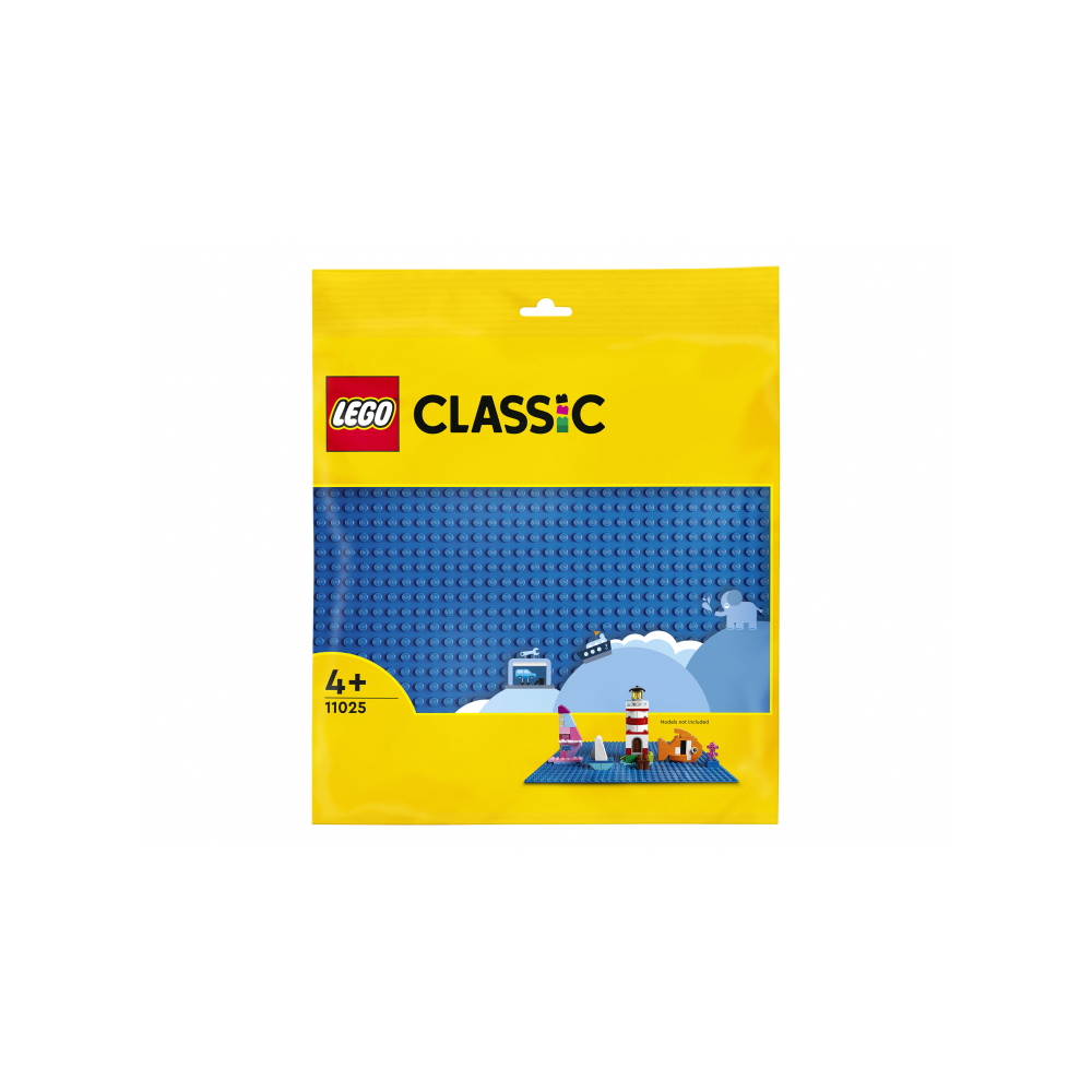 Конструктор LEGO Classic Базовая пластина Синяя 11025 450 дет. - фото 1